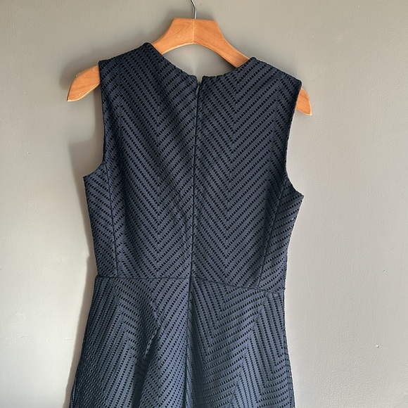 Tory Burch Fit & Flare Navy Blue Dress size S great condition - Picture 6 of 9